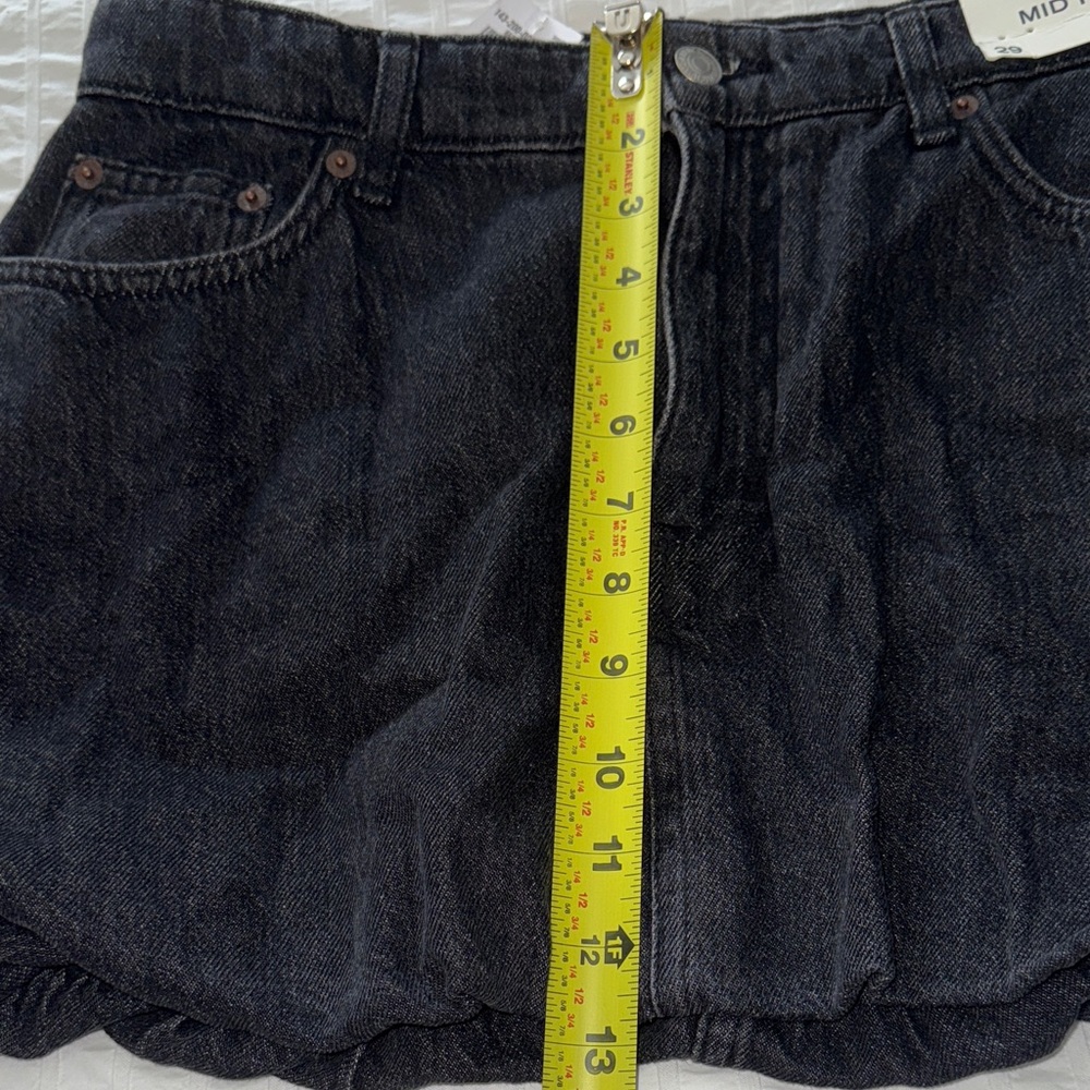 Abercrombie & Fitch Charcoal Denim Skirts - Picture 8 of 10